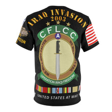 Load image into Gallery viewer, All Over Printing - Army - US 5th Corps - Iraq Invasion 2003 - Operation Iraqi Freedom with Iraq War Service Ribbons
