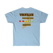 Load image into Gallery viewer, Unisex Ultra Cotton Tee - 5th Special Forces Group (Airborne) Beret/Dagger - Vietnam Veteran with Vietnam Map
