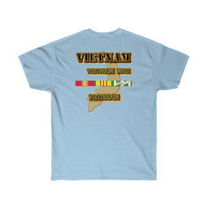 Unisex Ultra Cotton Tee - 5th Special Forces Group (Airborne) Beret/Dagger - Vietnam Veteran with Vietnam Map