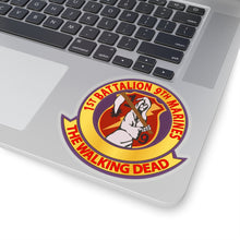 Load image into Gallery viewer, Kiss-Cut Stickers - USMC - 1st Bn 9th Marines wo Txt

