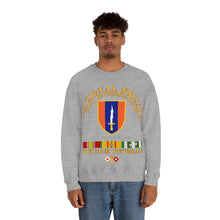 Load image into Gallery viewer, Unisex Heavy Blend Crewneck Sweatshirt - Army - 1st Signal Bde SSI w VN SVC
