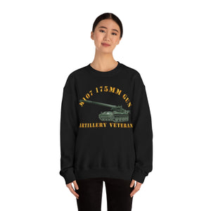 Unisex Heavy Blend Crewneck Sweatshirt - Army - M107 - 175mm Gun - Artillery Veteran