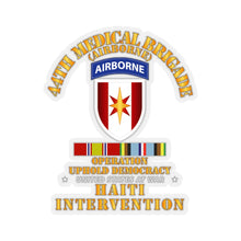 Load image into Gallery viewer, Kiss-Cut Stickers - Uphold Demo - 44th Medical Bde w Svc Ribbons
