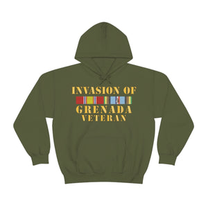 Unisex Heavy Blend™ Hooded Sweatshirt - Army - Grenada Invasion Veteran w EXP SVC