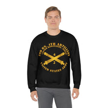 Load image into Gallery viewer, Unisex Heavy Blend Crewneck Sweatshirt - Army - 2nd Bn 4th Field Artillery Regt - 105mm w Arty Br
