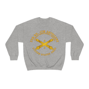 Unisex Heavy Blend Crewneck Sweatshirt - Army - 2nd Bn 4th Field Artillery Regt - 105mm w Arty Br