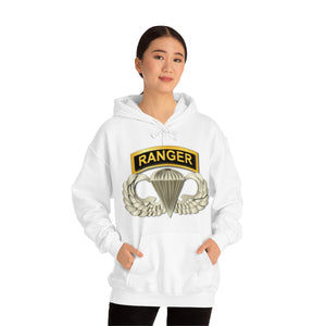 Unisex Heavy Blend Hooded Sweatshirt - SOF - Airborne Badge - Ranger Tab