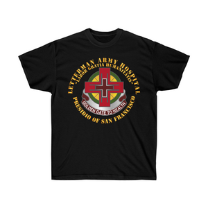 Unisex Ultra Cotton Tee - Army- Letterman Army Hospital - DUI - Presidio of San Francisco