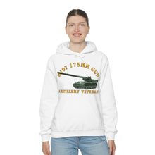 Load image into Gallery viewer, Unisex Heavy Blend™ Hooded Sweatshirt - Army - M107 - 175mm Gun - Artillery Veteran
