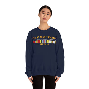 Unisex Heavy Blend Crewneck Sweatshirt - Navy - Cuban Missile Crisis w AFEM COLD SVC