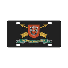 Load image into Gallery viewer, Army - 7th Special Forces Group - Flash w Br - Ribbon X 300 Classic License Plate
