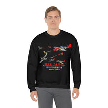 Load image into Gallery viewer, Unisex Heavy Blend Crewneck Sweatshirt - Army - AAC - 332nd Fighter Group - Red Tails - At War
