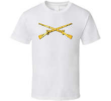 Load image into Gallery viewer, Army - Infantry Branch - Crossed Rifles Classic T Shirt
