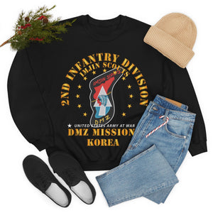 Unisex Heavy Blend Crewneck Sweatshirt - Army - 2nd Infantry Division - ImJin Scout -DMZ Missions