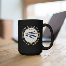 Load image into Gallery viewer, Black Mug 15oz - Navy - Radioman - RM - Veteran
