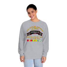 Load image into Gallery viewer, Unisex Classic Long Sleeve T-Shirt - Army - F Troop, 4th Cavalry, Hunter Killer Team, Vietnam War with Vietnam Service Ribbons
