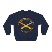 Load image into Gallery viewer, Unisex Heavy Blend Crewneck Sweatshirt - Army - 2nd Bn 4th Field Artillery Regt - 105mm w Arty Br
