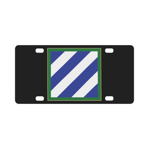 Army - 3rd Infantry Division wo Txt - Classic License Plate