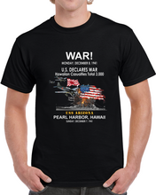 Load image into Gallery viewer, Navy - War - Attack On Pearl Harbor - Japanese Planes - Uss Arizona Classic T Shirt
