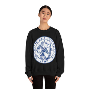 Unisex Heavy Blend Crewneck Sweatshirt -  USPHS - United States Public Health Service Seal