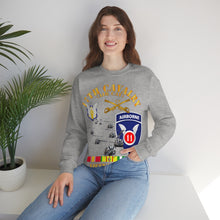 Load image into Gallery viewer, Unisex Heavy Blend Crewneck Sweatshirt - Army - 17th Cavalry (Air CAv) - 11th Airborne Division w SVC
