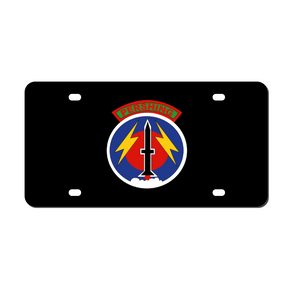 [Made in USA] Custom Aluminum Automotive License Plate 12" x 6" - Army - 56th Artillery Command - Pershing