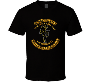 Navy - SOF - The Only Easy Day T Shirt