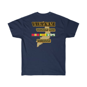 Unisex Ultra Cotton Tee - 5th Special Forces Group (Airborne) Beret/Dagger - Vietnam Veteran with Vietnam Map