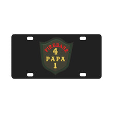 Load image into Gallery viewer, Army - Firebase 4P1 SSI - Patch wo Txt Classic License Plate
