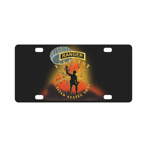 Army - Infantry - Follow Me - Ranger Tab - Paratrooper - Battleground X 300 Classic License Plate