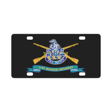 Load image into Gallery viewer, Army - 31st Infantry Regiment w Br - Ribbon X 300 Classic License Plate
