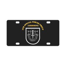 Load image into Gallery viewer, SOF - 5th SFG Flash w Txt V1 Classic License Plate
