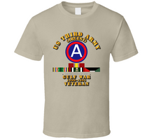 Load image into Gallery viewer, Army - 3rd Us Army - Gulf War 1990 - 1991 W Svc And Swasm 2 Stars Classic T Shirt
