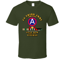 Load image into Gallery viewer, Army - 3rd Us Army - Gulf War 1990 - 1991 W Svc And Swasm 2 Stars Classic T Shirt
