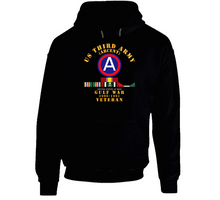 Load image into Gallery viewer, Army - 3rd Us Army - Gulf War 1990 - 1991 W Svc And Swasm 2 Stars Hoodie
