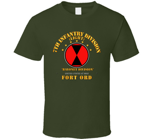 Army - 7th Infantry Division - Ft Ord Classic T Shirt