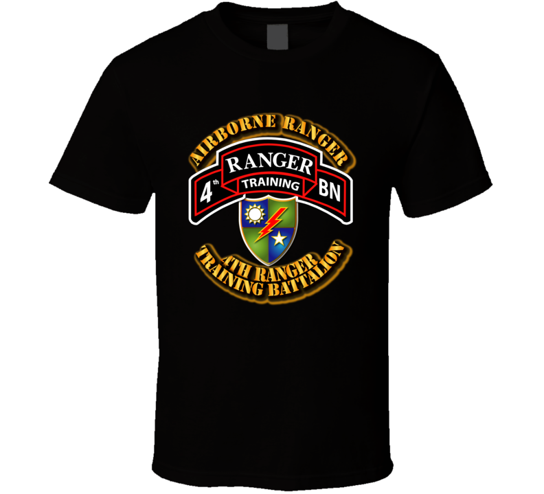 SOF 4th Ranger Training Battalion Airborne Ranger T Shirt MIP Brand Store