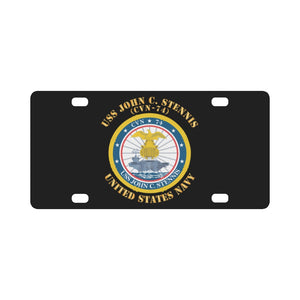 Navy - USS John C. Stennis (CVN-74) X 300 Classic License Plate