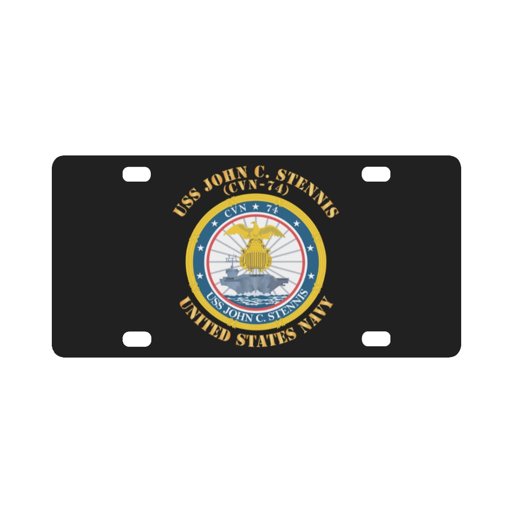 Navy - USS John C. Stennis (CVN-74) X 300 Classic License Plate