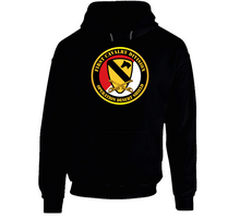 Load image into Gallery viewer, Army - 1st Cavalry Div - Red White - Operations Desert Shield Hoodie
