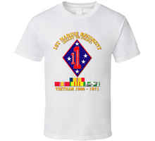 Load image into Gallery viewer, Army - 1st Marine Regiment - Vietnam 1966 - 1971 W Vn Svc Car Classic T Shirt
