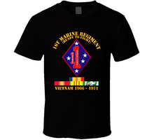 Load image into Gallery viewer, Army - 1st Marine Regiment - Vietnam 1966 - 1971 W Vn Svc Car Classic T Shirt
