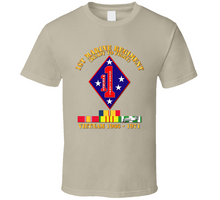 Load image into Gallery viewer, Army - 1st Marine Regiment - Vietnam 1966 - 1971 W Vn Svc Car Classic T Shirt
