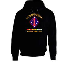 Load image into Gallery viewer, Army - 1st Marine Regiment - Vietnam 1966 - 1971 W Vn Svc Hoodie
