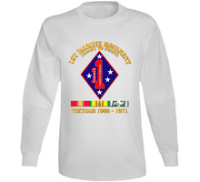 Load image into Gallery viewer, Army - 1st Marine Regiment - Vietnam 1966 - 1971 W Vn Svc Long Sleeve
