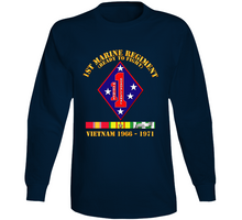 Load image into Gallery viewer, Army - 1st Marine Regiment - Vietnam 1966 - 1971 W Vn Svc Long Sleeve
