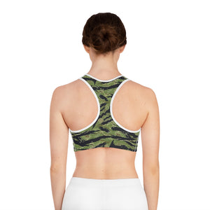 Sports Bra (AOP) - Jungle Tiger Stripe