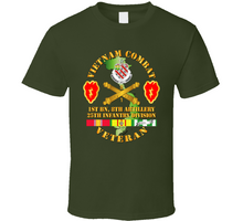 Load image into Gallery viewer, Army - Vietnam Combat Veteran W 1st Bn 8th Artillery Dui - 25th Id Ssi Classic T Shirt
