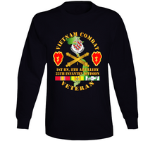 Load image into Gallery viewer, Army - Vietnam Combat Veteran W 1st Bn 8th Artillery Dui - 25th Id Ssi Long Sleeve
