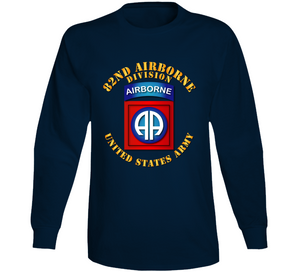 Army - 82nd Airborne Division - Ssi - Ver 2 Long Sleeve